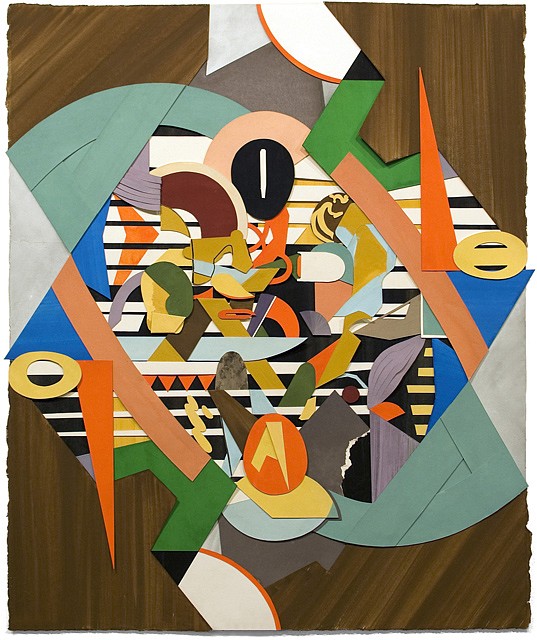 Jim Gaylord
Redivider, 2014
gouache on cutout paper, 34 1/2 x 28 3/4 in.