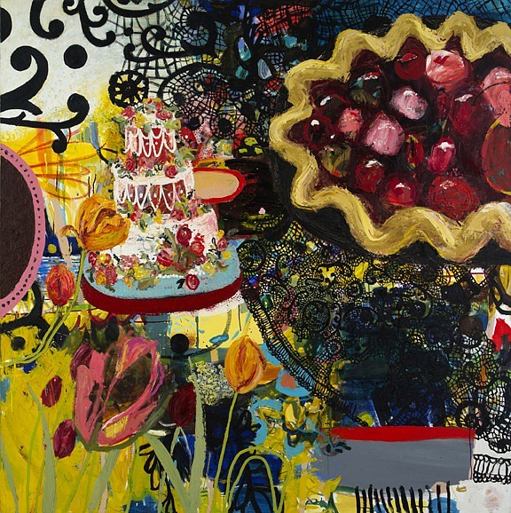 Tracy Miller
Cherry Berries, 1996
oil on canvas, 72 x 72 inches