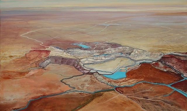 Philip Govedare
Excavation #7, 2013
oil on canvas, 48 x 18 in.