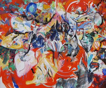 Calvin Grimm - Georgia's Black Iris and Michele's Amaryllis