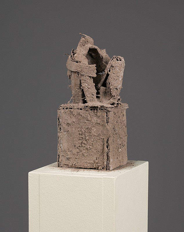 Natasha Doyon
Caved In, 2012
ash on cardboard, 3 1/2 x 3 1/2 x 6 in.