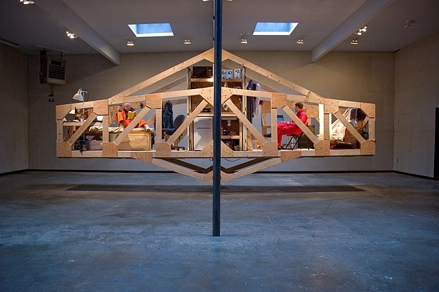 Shelley Ward and Alex Schweder
Stability, 2009
building materials, 5 x 25 x 10 feet