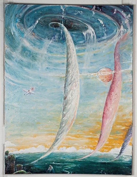 Peter Burns
Seaspouts, 2013
oil on canvas, 60 x 40 cm