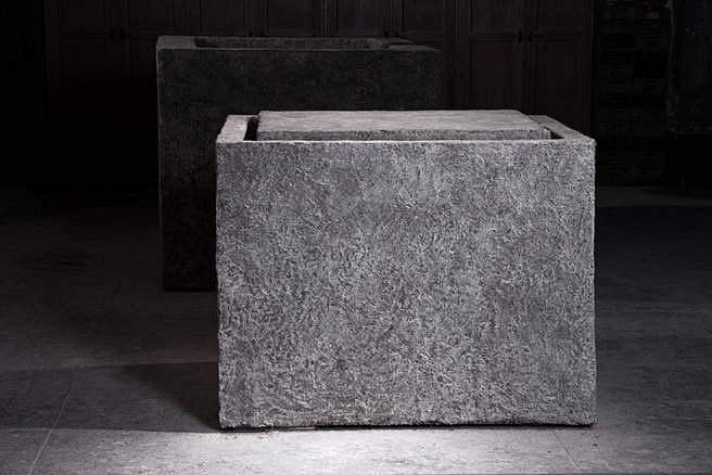 Richard Fleischner
Untitled, 2013
Wood, cardboard, dung, clay, sand, pulp, straw, beeswax, ash, 40 x 49 1/2 x 41 7/8 in.