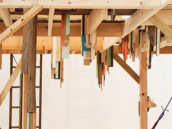 Janelle Iglesias - In High Feather (Ground Level View Under the Structure)