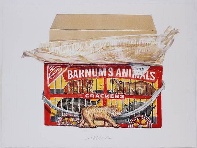 Don Nice
Animal Crackers, 2014
watercolor, 22 1/2 x 30 in.