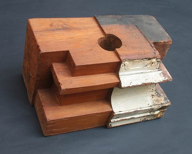 Bhuvanesh Gowda
Amendments I, 2011
salvaged wood, 13 x 8 x 7 in.