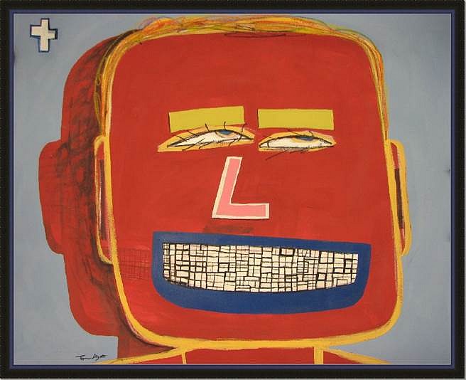 Tyree Guyton
He was made for Her, 2012
paint on canvas, 52 x 41 in.