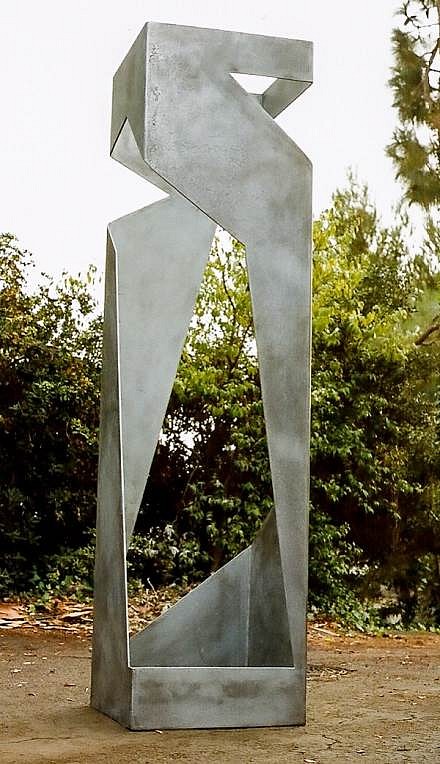 Kenneth Capps
Act, 2013
Zinc on steel, 96 x 24 x 24 in.