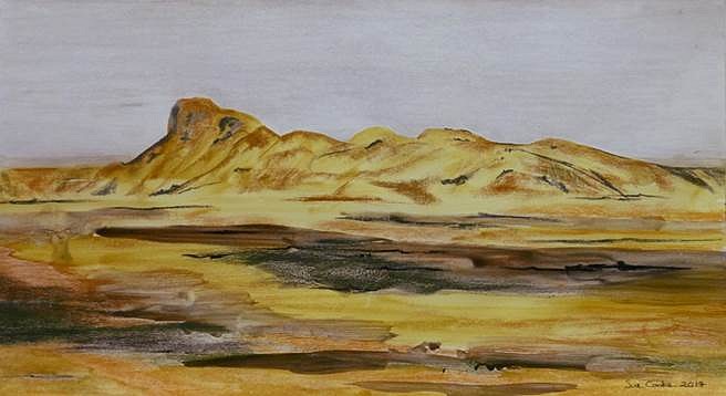 Sue Cooke
Erewhon, 2014
Earth pigments acrylic medium and chalk pastel, 22 x 39 in.