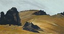 Sue Cooke, Rocks Central Otago
2014, Earth pigments acrylic medium and chalk pastel