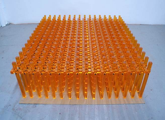 Corban Walker
129-40, 2013
acrylic, screw posts, 50 3/4 x 50 3/4 x 15 5/8 in.