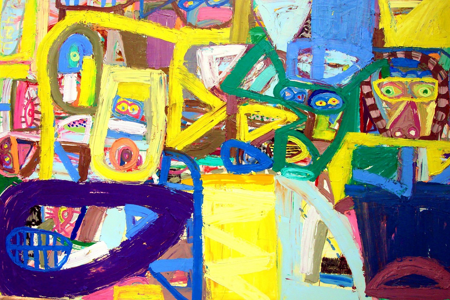 Nidhi Agarwal
The Gaping Audience, 2013
oil on canvas, 56 x 80 in.