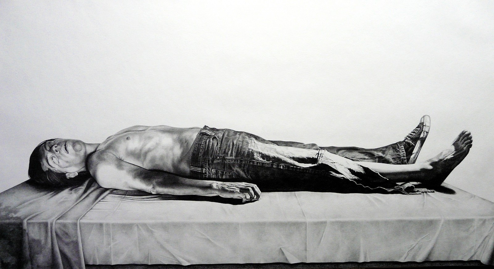 Román Miranda
From Holbein and Bravo to Juan Soldado, 2009
pencil on paper, 42 x 79 in.