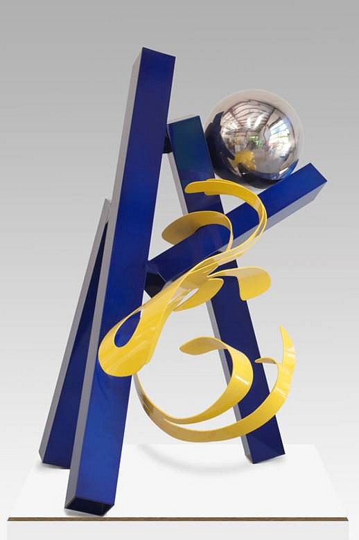 Phyllis Hammond
Yellow Blue Ball, 2011
48 x 29 in.