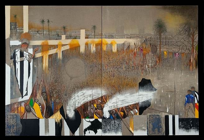 Irving Petlin | Gaza Guernica | 2007 | Pollock Krasner Image
