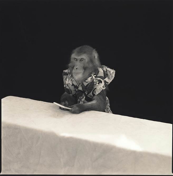 Hiroshi Watanabe
Kurmatsu with Cellphone, Suo Sarumawashi, 2015
Toned silver gelatin print, 18 x 18 in.