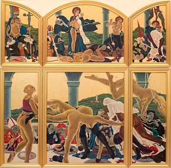 Search: Masami Teraoka, The Cloisters Last Supper/Arabesque..., 2014