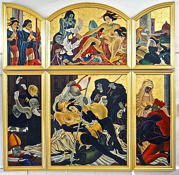 Search: Masami Teraoka, The Cloisters Last Supper/Madonna a..., 2014