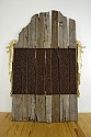 Mel Chin, Safe
2006, oil on Belgian linen, gilded wood and plaster, weathered wood, nails