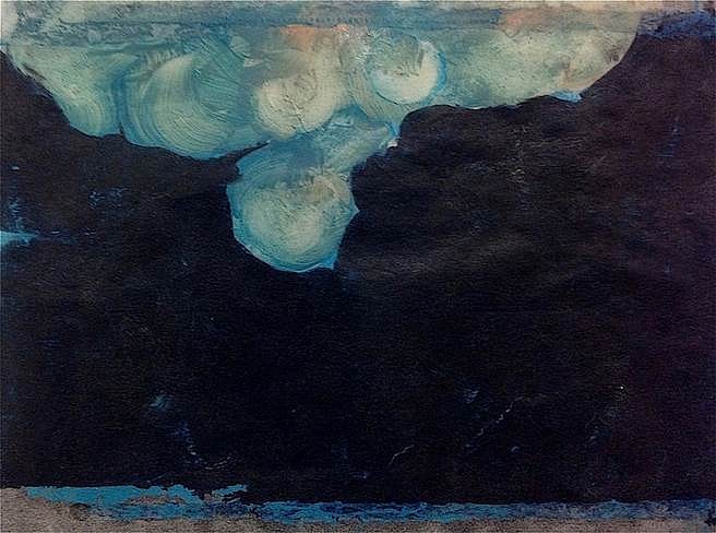 Lloyd Durling
Inverted Head, 2015
Oil on glassine, 4 x 6 in.