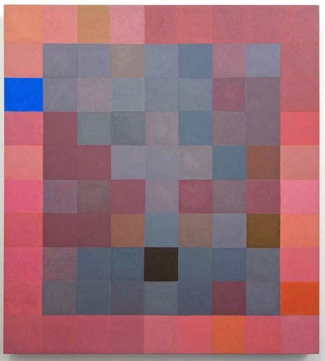 Jeremy Gilbert-Rolfe
Foggy Grid, 2015
oil on linen, 36 x 32 5/8 in.