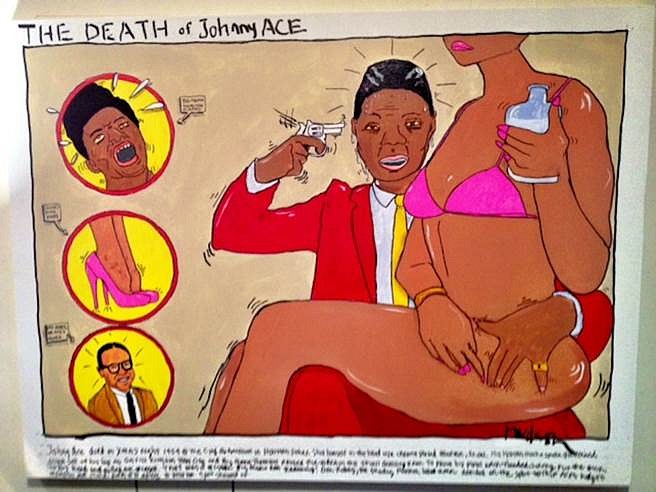 Hudson Marquez
The Death of Johnny Ace, 2012
acrylic on canvas, 36 x 48 in.