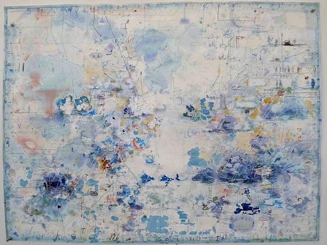 David Scher
In Blue, 2015
mixed media on paper, 34 x 46 1/2 in.