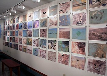 Linda Bond - Shadow War Series, partial installation view
