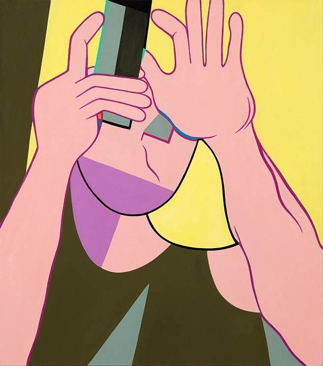 Amanda Church
Camera Man, 2016
oil on canvas, 36 x 32 in.