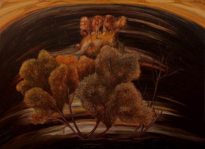 Nabanita Saha
Diminishing saviors, 2016
oil on canvas, 54 x 66 in.