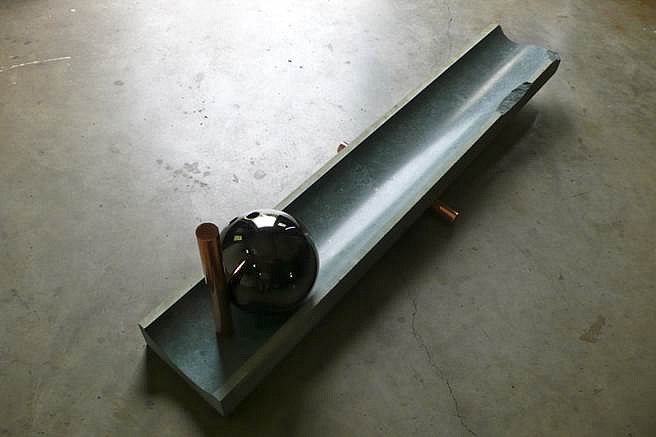 David Nyzio
Untitled, 2014
coal, limestone, copper, 15 x 60 x 16 in.