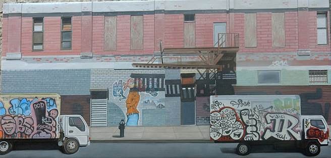 Laura Schechter
Madonna of East Harlem, 2016
oil on canvas, 31 x 15 in.