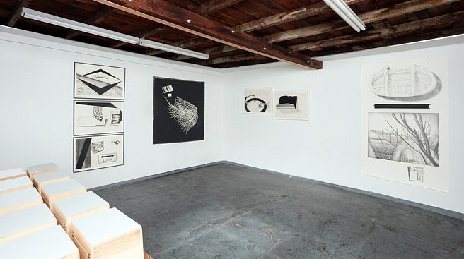 Sydney Croskery
Studio Installation Shot, 2016
graphite on paper, Assorted sizes