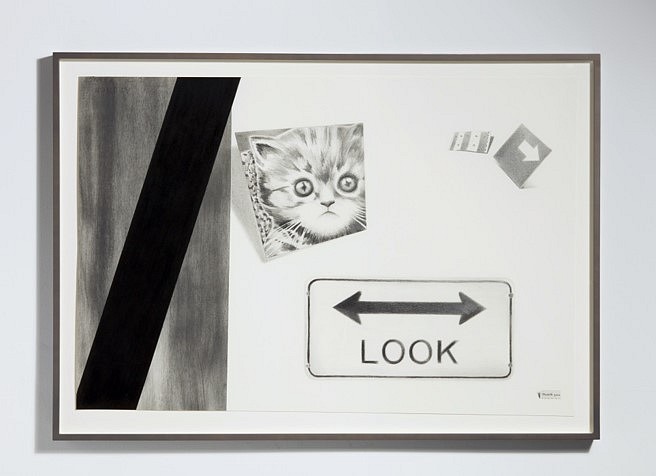 Sydney Croskery
Arrows Thank You Valentine (this was subliminally "expensive"), 2016
graphite and charcoal on paper, 20 x 30 in.