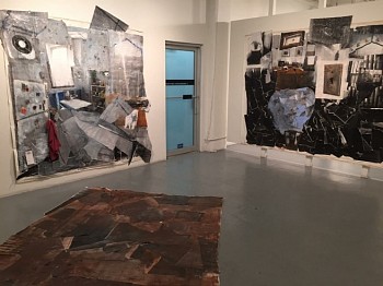 Kate Fauvell -&nbsp;Kitchen Wall 2 and Dining Room Wall 1 Installation View