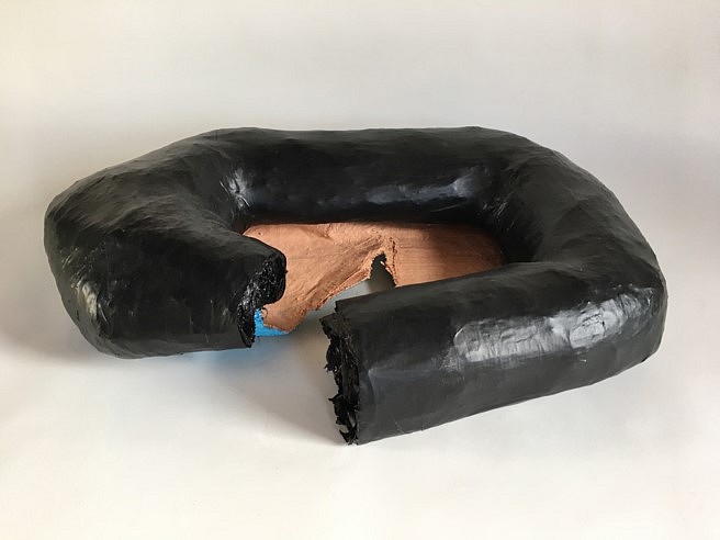 Katharine Umsted
Life Raft for One, 2016
plaster bandages, newspaper, glue, bubble wrap acrylic, 37 x 26 x 7 1/2 in.