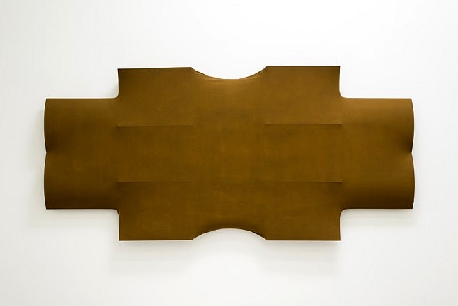 Jennifer Boysen
Untitled, 2016
tempera on canvas, 50 1/2 x 112 x 6 in.