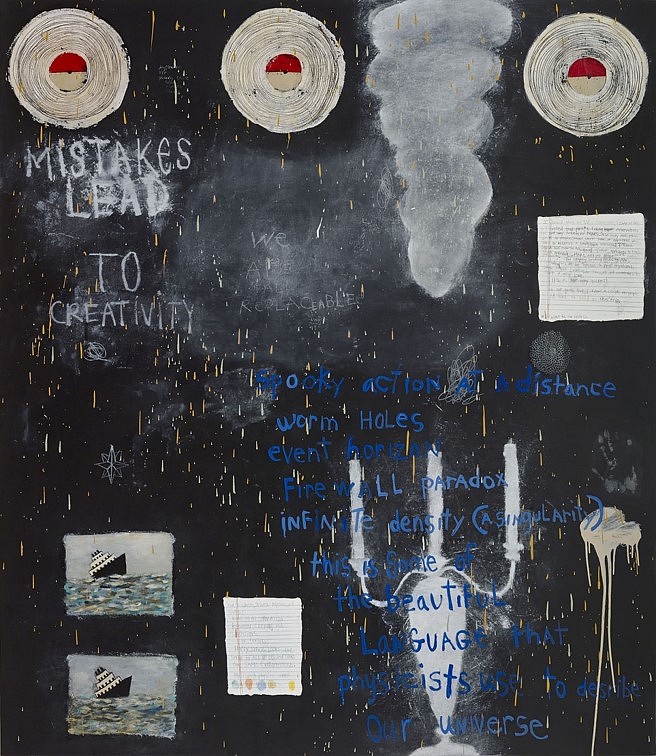 Squeak Carnwath
Beautiful Language, 2013
oil and alkyd on canvas over panel, 75 x 65 in.