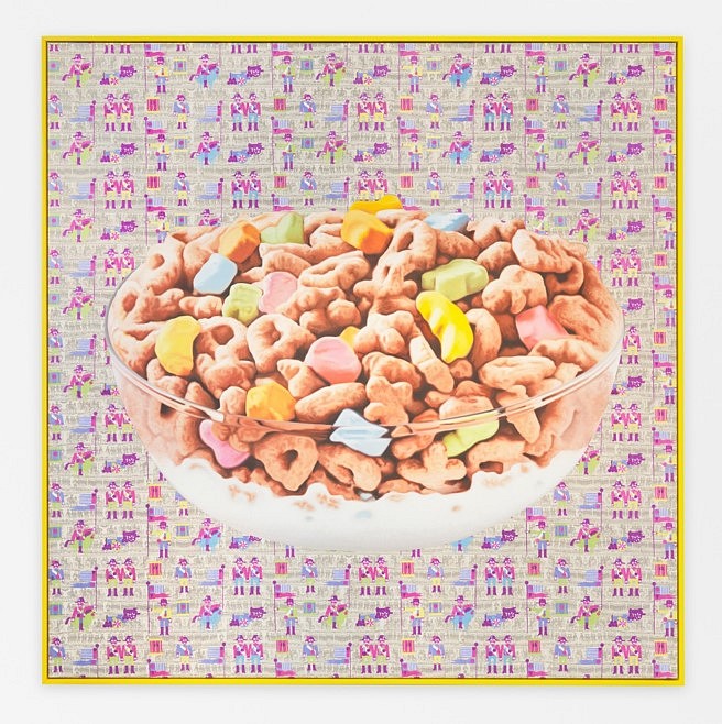 Jack Early
Lucky Charms, 2015
oil on silkscreen canvas, 84 x 84 in.