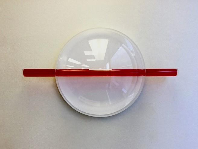 Junichiro Iwase
Red Clock, 2017
acrylic plastic, water, food color, 12 x 20 1/2 x 6 1/2 in.