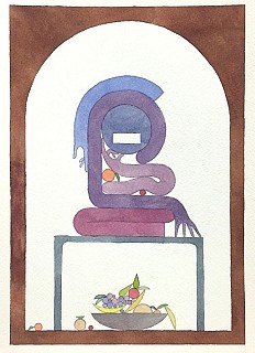 Chris Bogia
(Untitled) Plants Vs Zombies, 2016
watercolor and pencil on paper, 10 x 14 in.