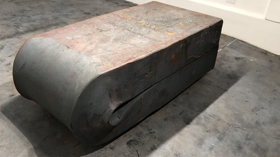 Christine Corday
+2150F 6200000p, 2017
elemental metal alloy, 20 x 63 x 30 in.