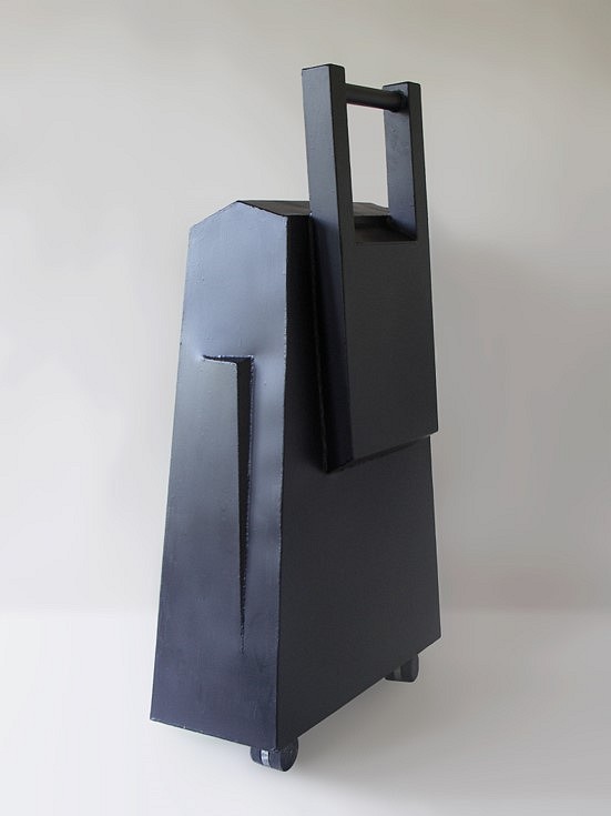Djordje Aralica
Carry-On, 2010
welded iron, 33 1/10 x 16 1/10 x 8 3/10 in.
