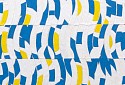 Will Holub, Cerulean Blue, Hansa Yellow and Titanium White (detail)
2016, acrylic and paper on canvas