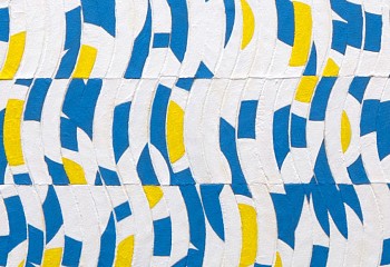Will Holub - Cerulean Blue, Hansa Yellow and Titanium White (detail)
