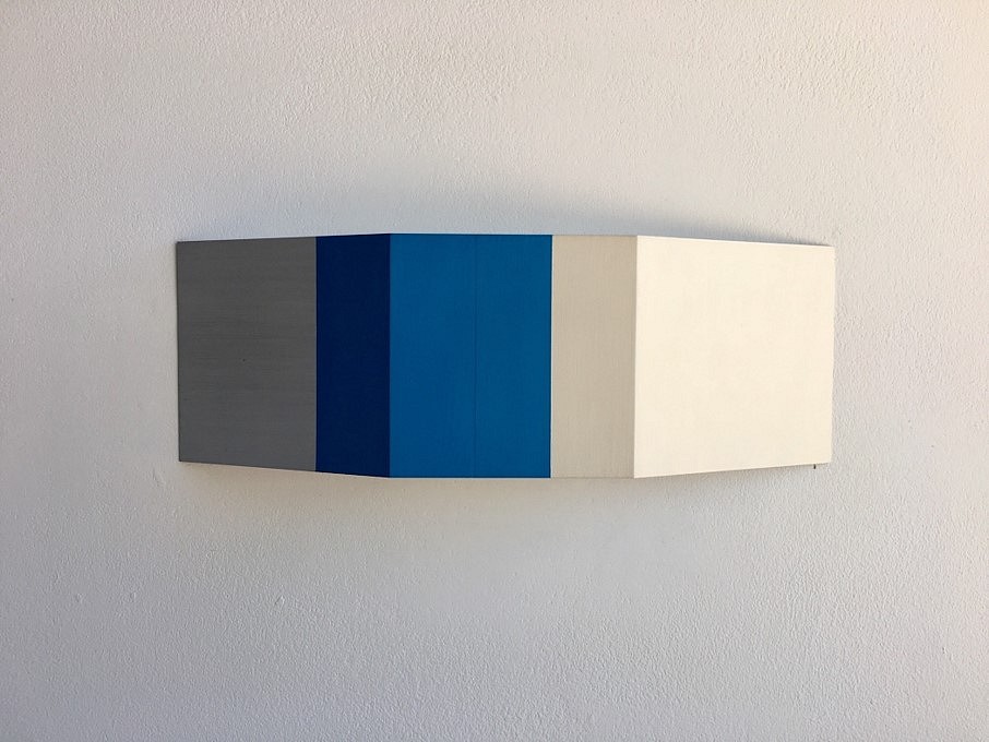 Stuart Arends
Wedge 50, 2015
oil and clear lacquer on solid aluminum, 4 x 12 x 3/4 in.