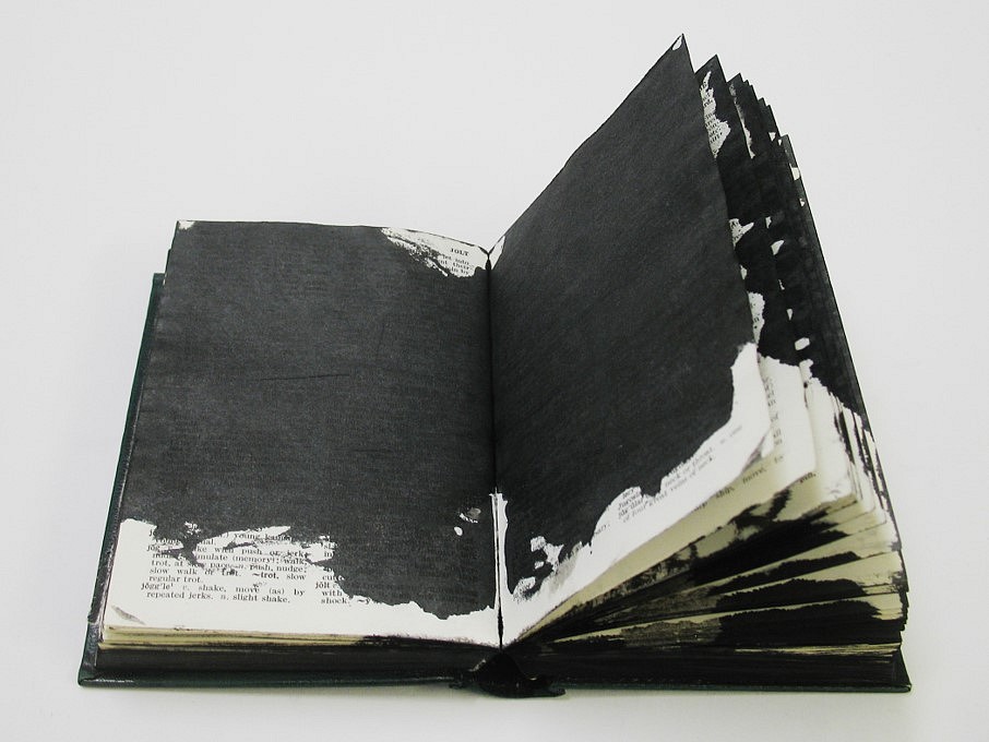 Marianne Holm Hansen
The Reader's Digest, Pocket Dictionary 4th Edition 1969 (jolt, juggle, jogular), 2017
modified book, 8 x 5 x 1 in.