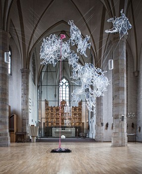 Aljoscha -&nbsp;Funiculus umbilicalis (installation: St. Petri, Dortmund)