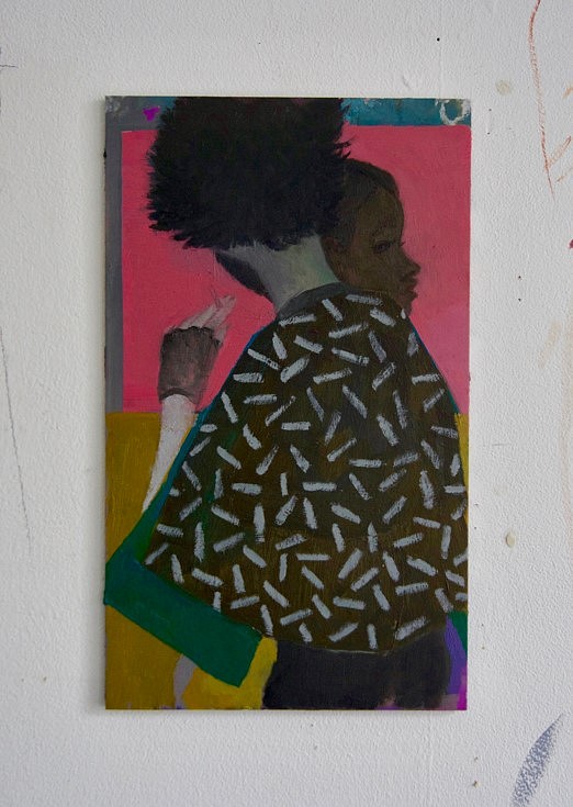 Paul Becker
Untitled (Passage), 2018
oil on metal, 38 x 21 cm